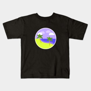 Landscape with beach Kids T-Shirt